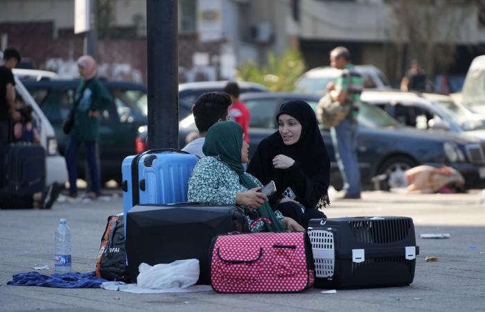 sui marciapiedi di Beirut, il grande sgomento degli sfollati della periferia sud