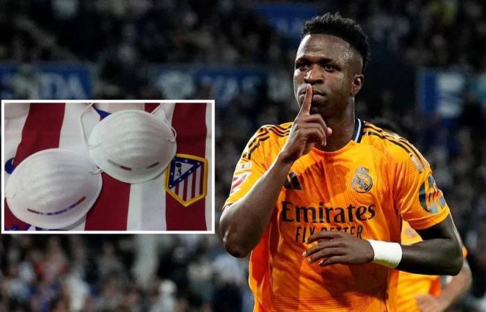 “Arresto immediato” dei mandanti della campagna di maschere “razziste” contro Vinicius da parte dei tifosi dell’Atletico Madrid! – Elbotola