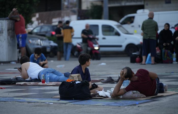 sui marciapiedi di Beirut, il grande sgomento degli sfollati della periferia sud