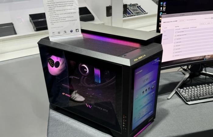 MEG Vision X AI equipaggiato con RTX 50 verrà lanciato nel 2025 con processori Arrow Lake e display integrato