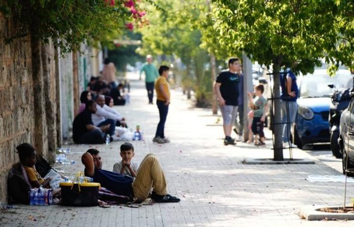 sui marciapiedi di Beirut, il grande sgomento degli sfollati della periferia sud