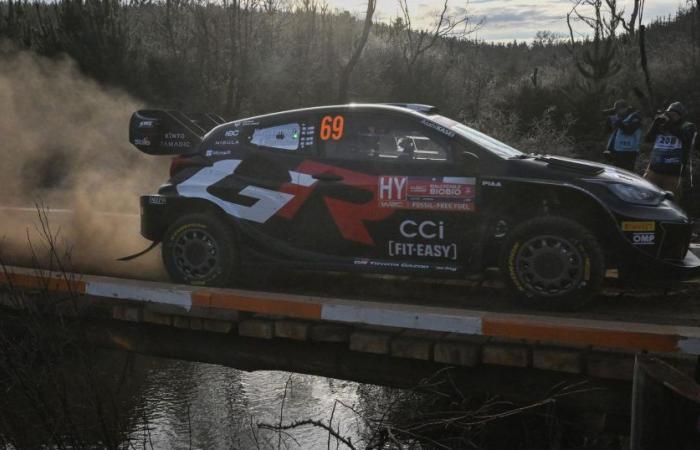 Rally del Cile | Il leader Kalle Rovanperä (Toyota) sotto la pressione di Elfynn Evans (Toyota) e Ott Tänak (Hyundai)