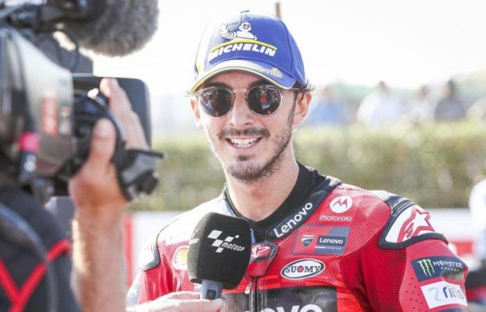 Sul podio sale Francesco Bagnaia, che salva il mobile dopo una gara complicata