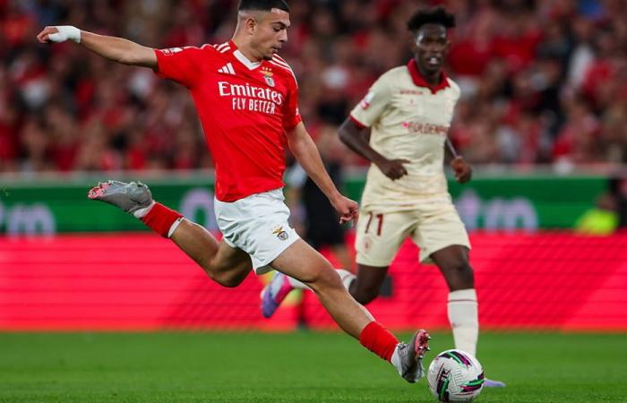 Amdouni segna il suo primo gol con il Benfica