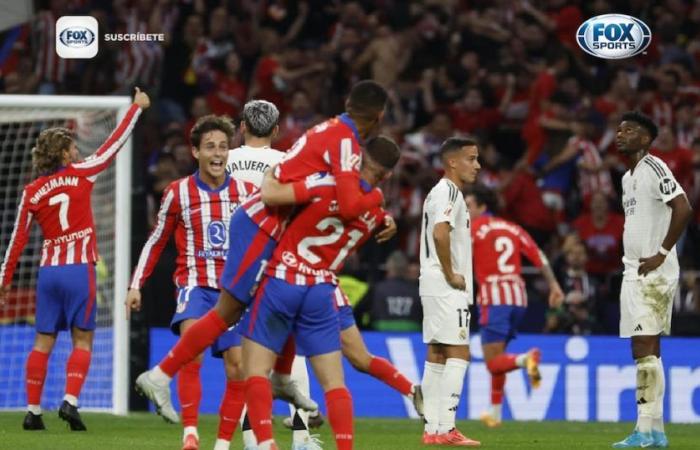 Bellissima partita con pareggio all’ultimo minuto! L’Atlético ha strappato la vittoria al Real Madrid con un gol straziante (VIDEO) – Fox Sports