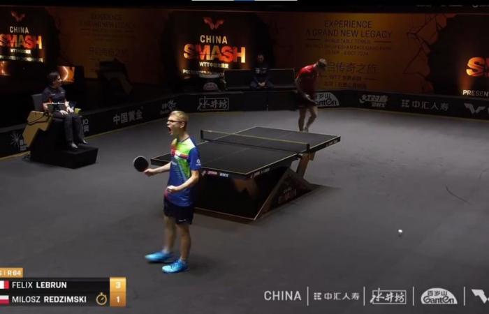 Ping pong | Il disastroso ritorno di Félix Lebrun al Grand Smash of China