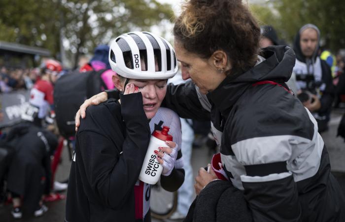 Lotte Kopecky scatta per difendere il suo titolo e dedica la sua vittoria a Muriel Furrer