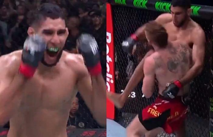 Il lottatore francese Fares Ziam stupisce all’UFC Paris con un incredibile knockout in ginocchio di Matt ‘The Steamrolla’ Frevola [VIDEO]