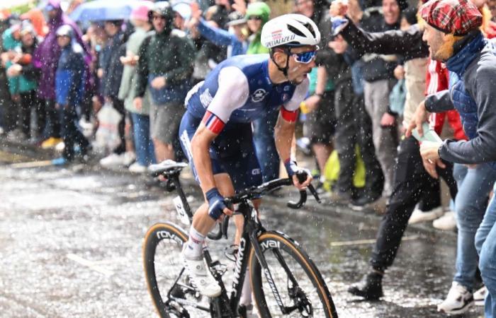 Abbandono e lussazione alla spalla per Julian Alaphilippe che non sarà incoronato una terza volta