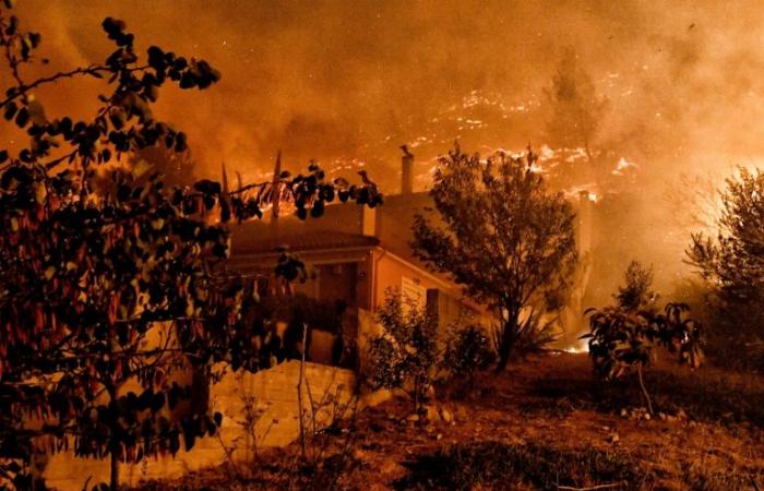 due morti in un incendio boschivo vicino a Corinto