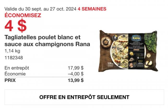 16 delle migliori offerte di generi alimentari presso Costco per il mese di ottobre