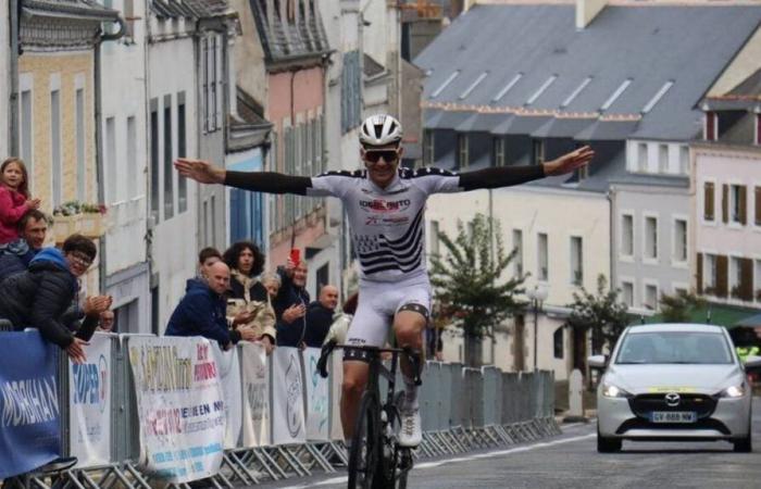 Ilan Larmet vince dopo una fuga di 130 km, tripletta di Dinan