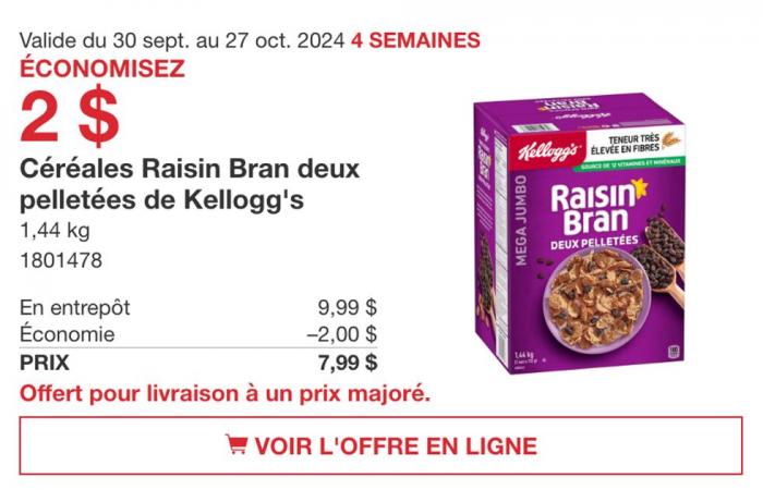 16 delle migliori offerte di generi alimentari presso Costco per il mese di ottobre