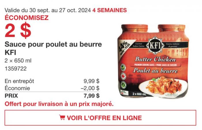 16 delle migliori offerte di generi alimentari presso Costco per il mese di ottobre