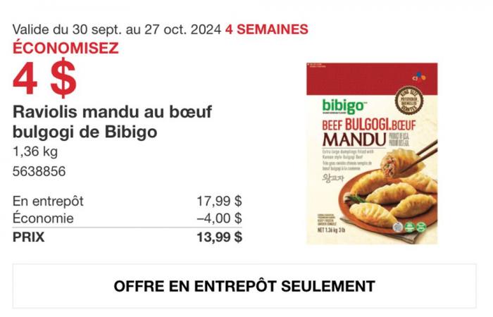 16 delle migliori offerte di generi alimentari presso Costco per il mese di ottobre