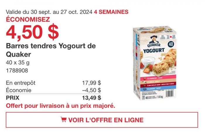 16 delle migliori offerte di generi alimentari presso Costco per il mese di ottobre