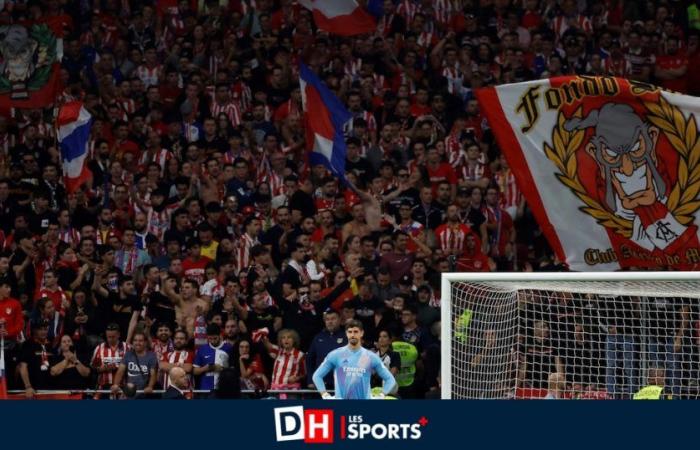 Tifoso dell’Atlético squalificato a vita dopo il derby di Madrid