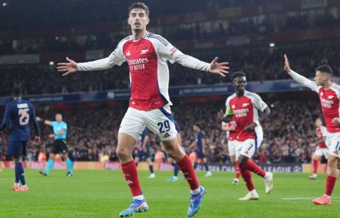 L’Arsenal mostra una forza impressionante e una profondità nel battere il PSG