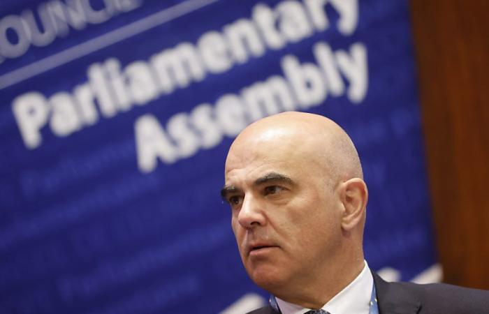 Alain Berset presenta a Strasburgo le sue priorità