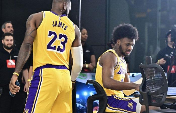 “Gioia pura”, assapora LeBron James, in allenamento con il figlio Bronny