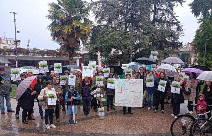 Yvelines. Una cinquantina di manifestanti protestano contro l’abbattimento degli alberi