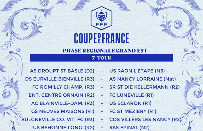 Coupe de France, i manifesti del 5° round! – LEGA DI CALCIO DEL GRAND EAST