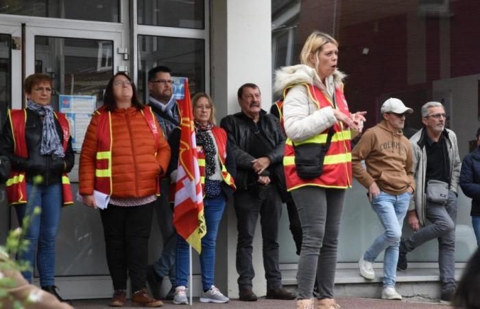 Una timida ripresa delle manifestazioni a Fécamp, martedì 1 ottobre 2024