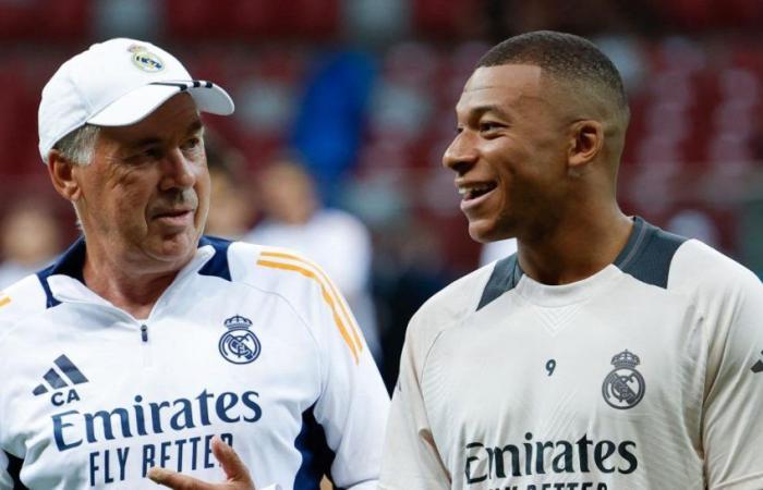 Ancelotti dà notizia di Mbappé