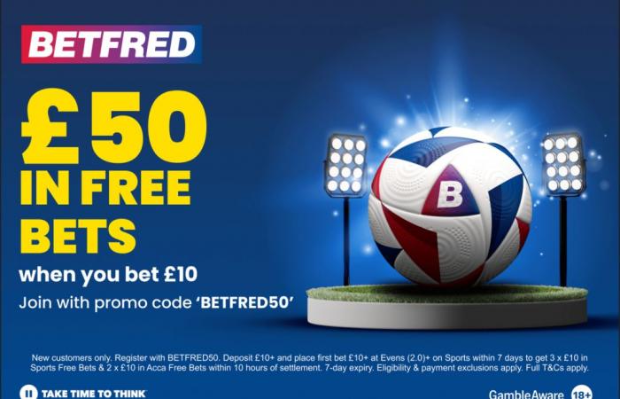 Sostieni il nostro generatore di scommesse 7/1 e richiedi £50 in scommesse gratuite con Betfred