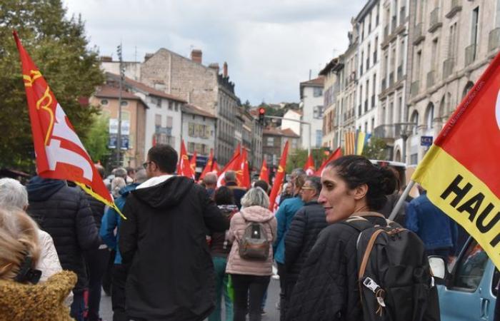 più di 350 manifestanti a Le Puy