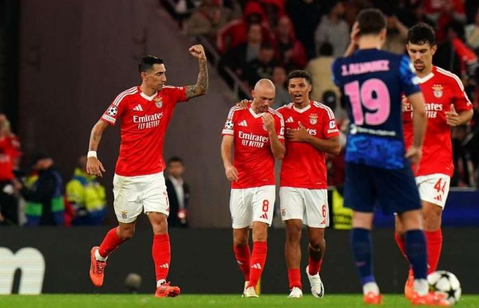 Il Benfica batte l’Atlético Madrid