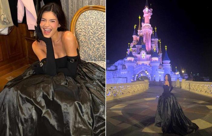 Kylie Jenner condivide uno sguardo dietro le quinte dello spettacolo Coperni a Disneyland Paris