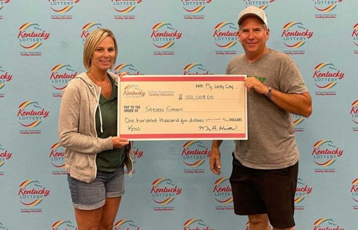 Una coppia dell’Ohio vince il premio Keno da $ 100.000 mentre è in vacanza nel Kentucky