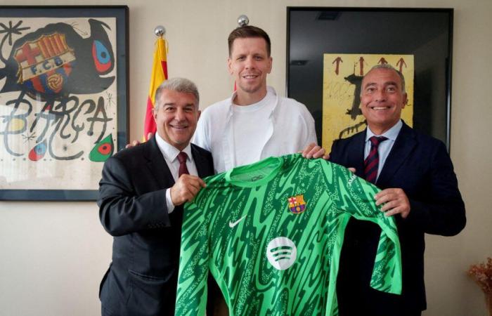 Il portiere Wojciech Szczesny ha firmato per l’FC Barcelona