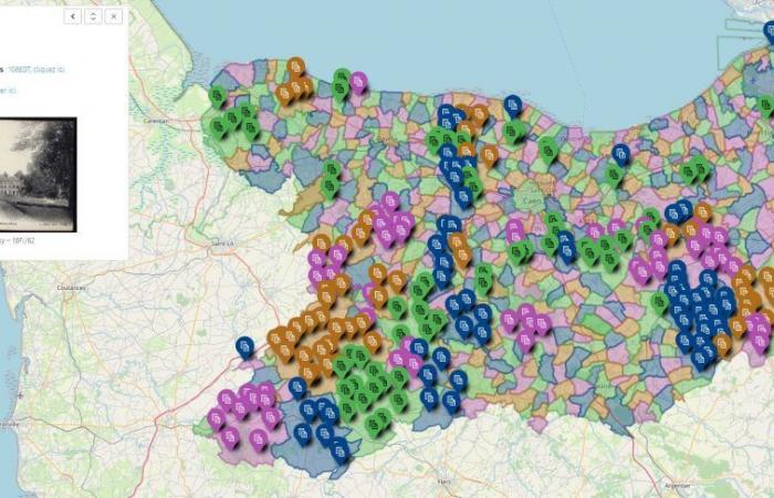 Gli Archivi del Calvados inventano una mappa cliccabile per facilitare la vostra ricerca