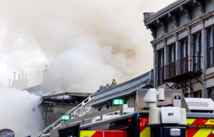 Vecchia Montreal | Un grande incendio avrebbe provocato due morti