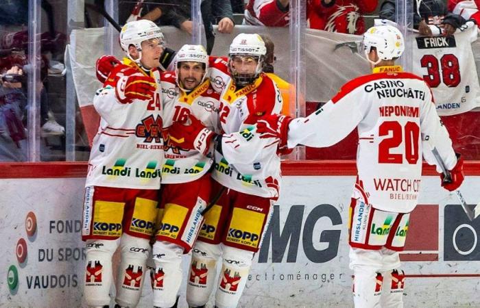 Hockey su ghiaccio: il Bienne torna al successo contro il Lugano