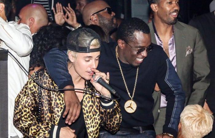 Diddy e Justin Bieber appaiono molto vicini in una serie di foto del passato