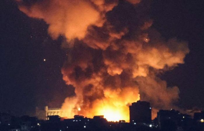 la periferia sud di Beirut ancora una volta presa di mira dai bombardamenti israeliani