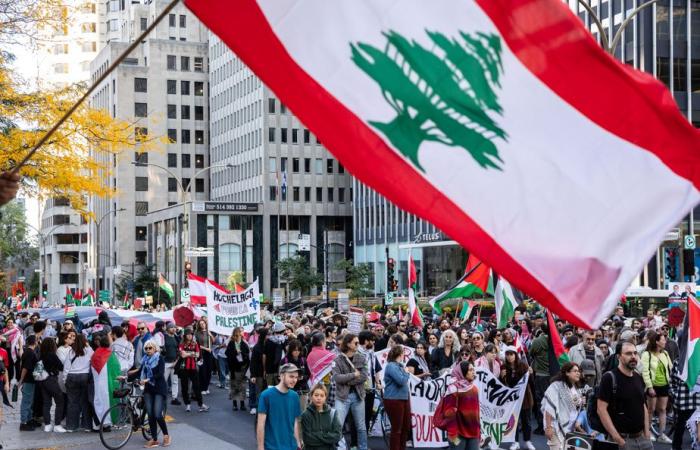 Un anno di guerra a Gaza | Nel centro di Montreal si è tenuta una manifestazione filo-palestinese