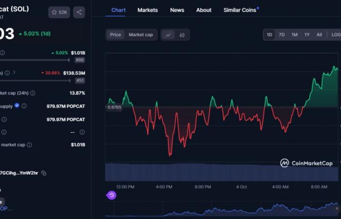 I 10 migliori memecoin x100 secondo CoinMarketCap