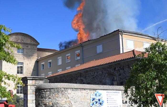 Incendi a Brives-Charensac: diverse aule distrutte al liceo La Chartreuse