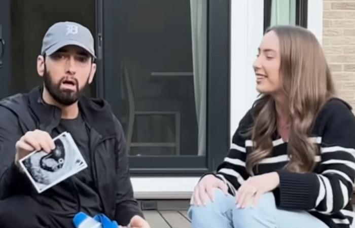 Eminem svela un video a sorpresa: il rapper annuncia che presto diventerà nonno (VIDEO)