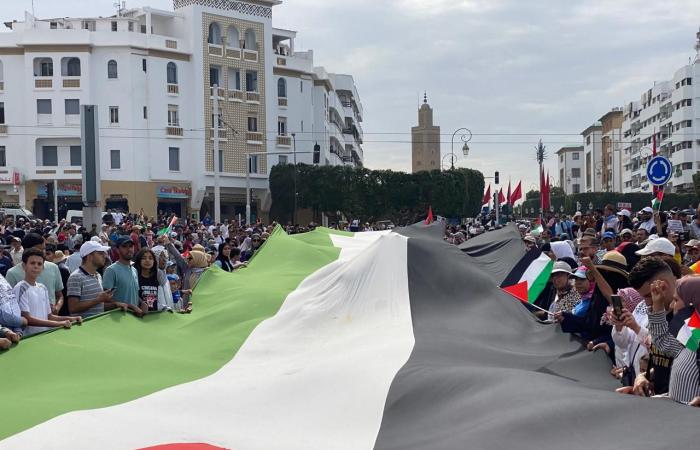 Rabbia popolare – Una massiccia marcia di protesta a sostegno del popolo palestinese e libanese, questa domenica a Rabat – Articolo19.ma