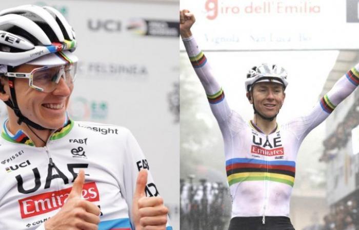 Ciclismo. Tour d’Émilie – Tadej Pogacar: “Missione compiuta e in un arcobaleno…”