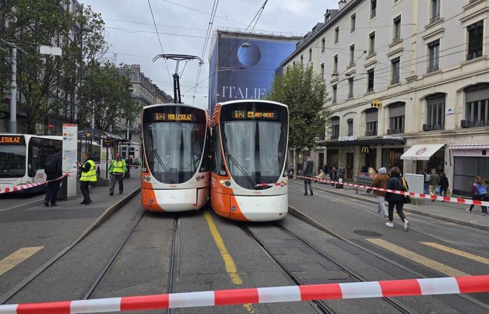 TPG: due tram si scontrano alle Rive