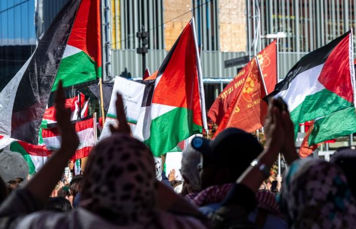 Un anno di guerra a Gaza | Nel centro di Montreal si è tenuta una manifestazione filo-palestinese