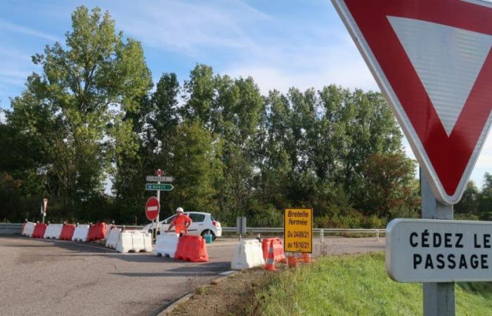 traffico interrotto allo svincolo di Lunéville