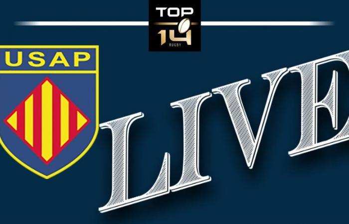 DIRETTO. Top 14: USAP in vantaggio con un corto colpo di testa nell’intervallo in una partita vivace (8-10), segui il secondo atto in diretta