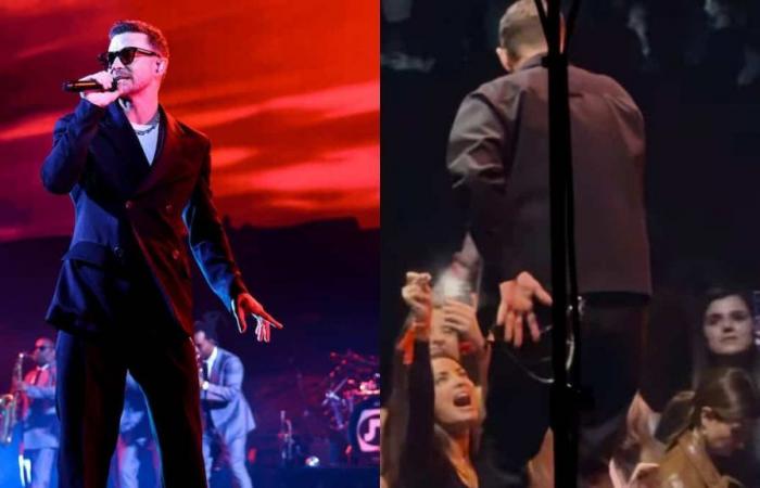 Video: Katherine Levac perde l’occasione di toccare Justin Timberlake al Bell Center